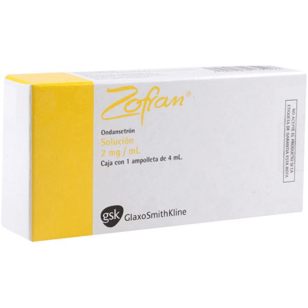 ZOFRAN 8 MG 1 SOLUCION INYECTABLES