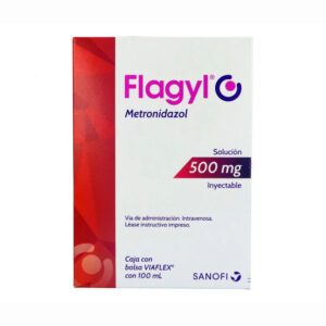 FLAGYL 500 MG 100 ML SOLUCION INYECTABLE