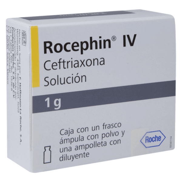 ROCEPHIN 1 G. IV 10 ML. F A